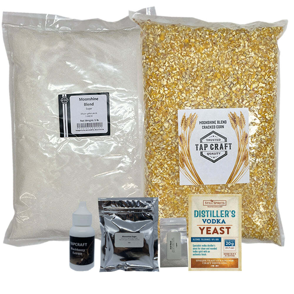 Complete Huckleberry Moonshine Mash Recipe Kit