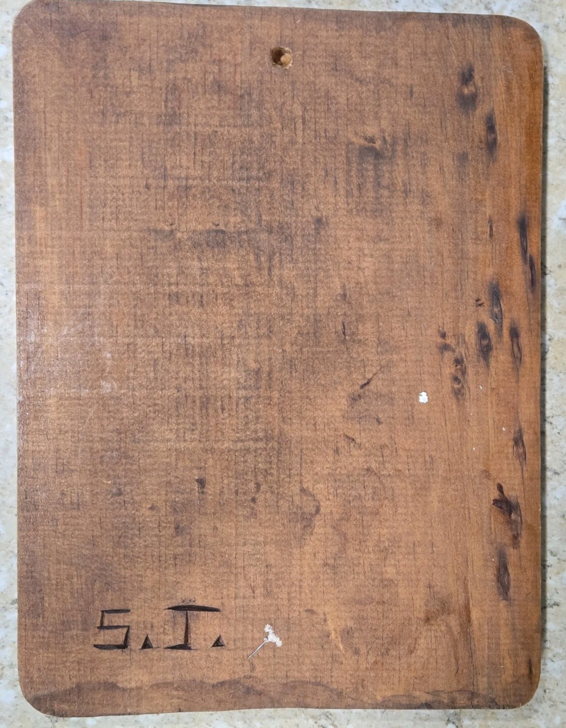 Vintage Cedar Wood Carving Wall Plaque By S J Aboriginal Salish