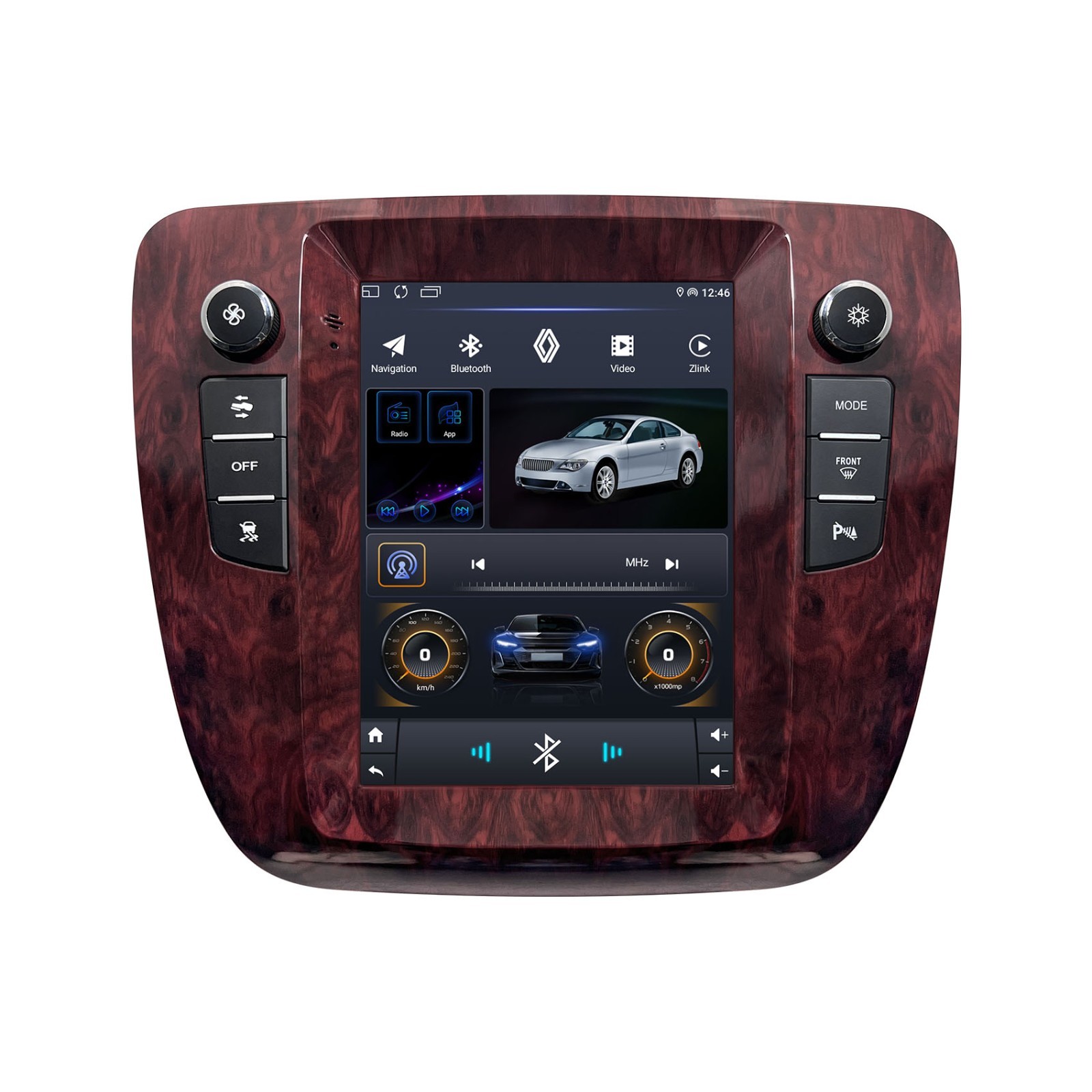 For 2007-2013 GMC Yukon Chevy Tahoe Suburban Apple CarPlay Car Radio Stereo GPS