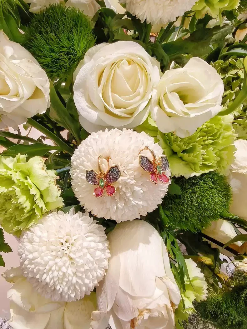 Swarovski's new butterfly earrings