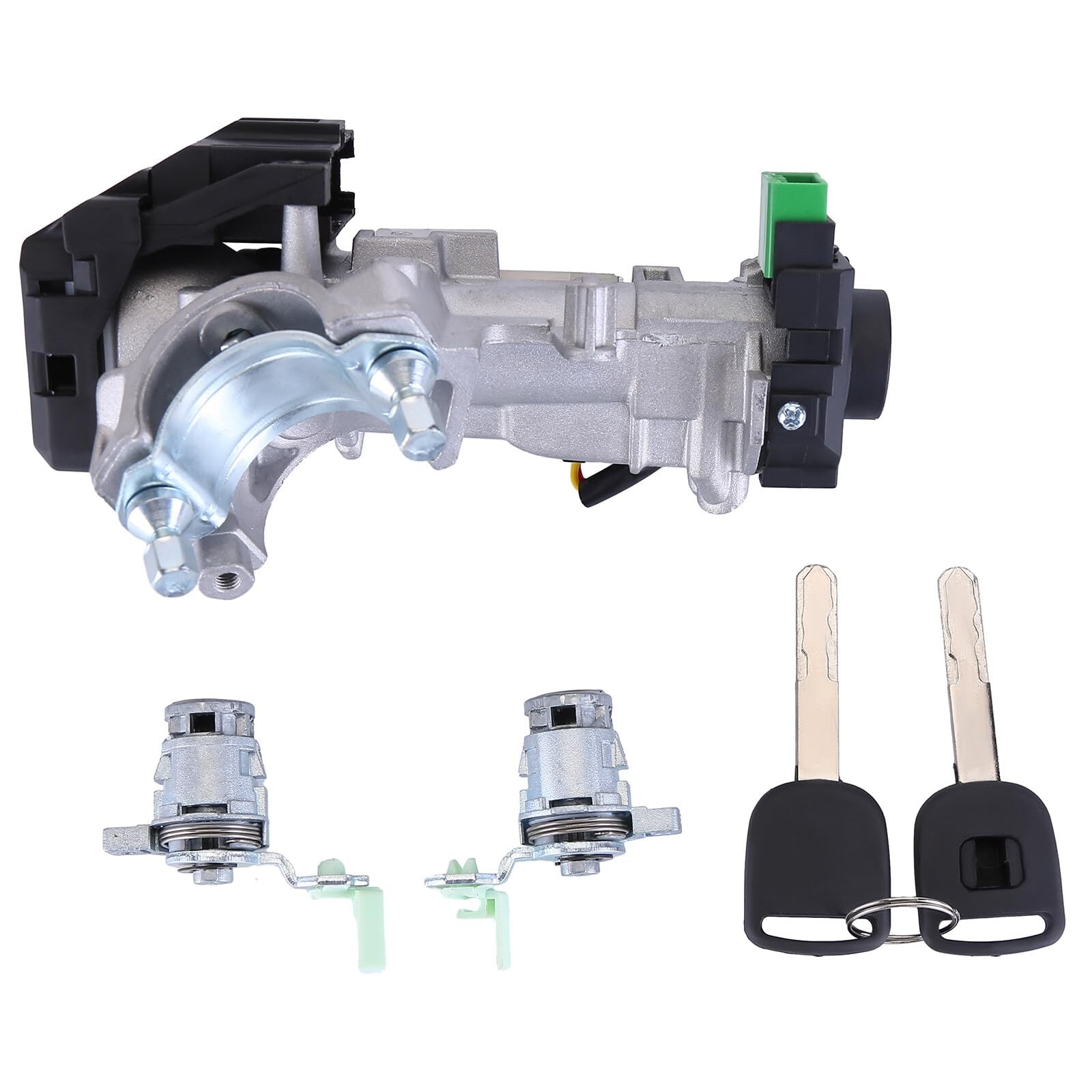 Ignition Switch and Door Lock Cylinder Set with 2 Keys for 2002-2006 CRV 2.4L