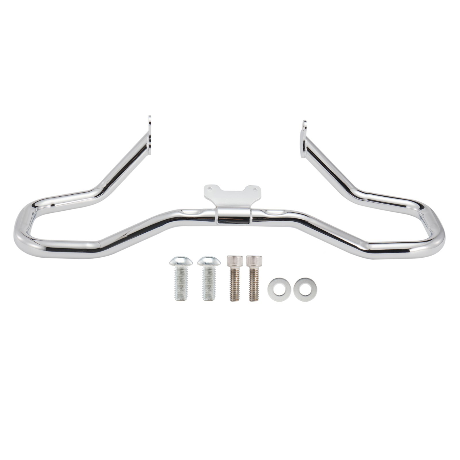 Touring Engine Guard Crash Bar for 2014-Later Harley Street Glide Silver