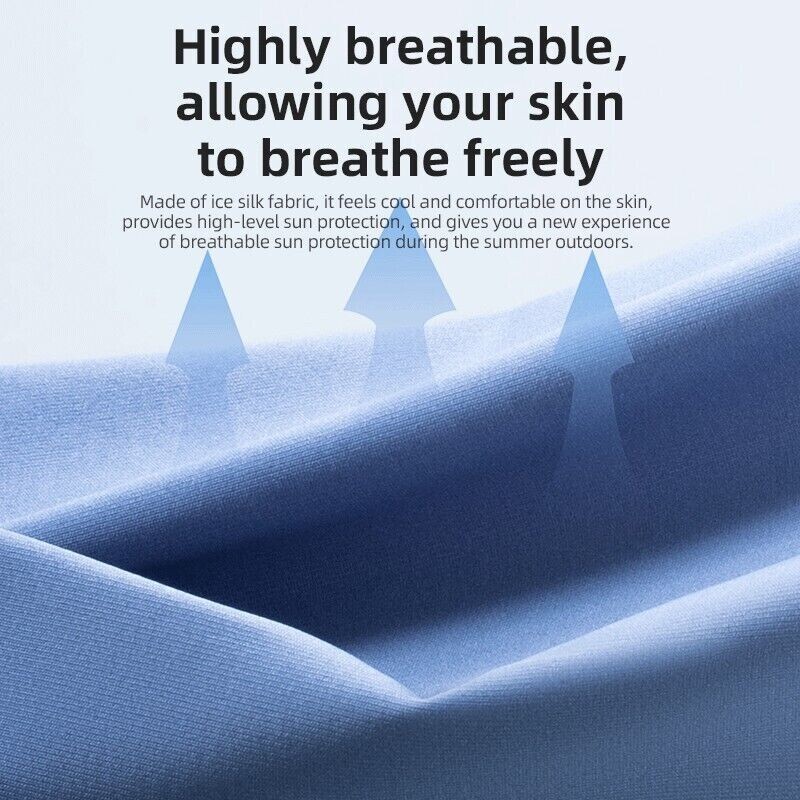 ROCKBROS Arm Sleeves UV Protection Ice Silk Arm Sleeves Comfort High Elasticity