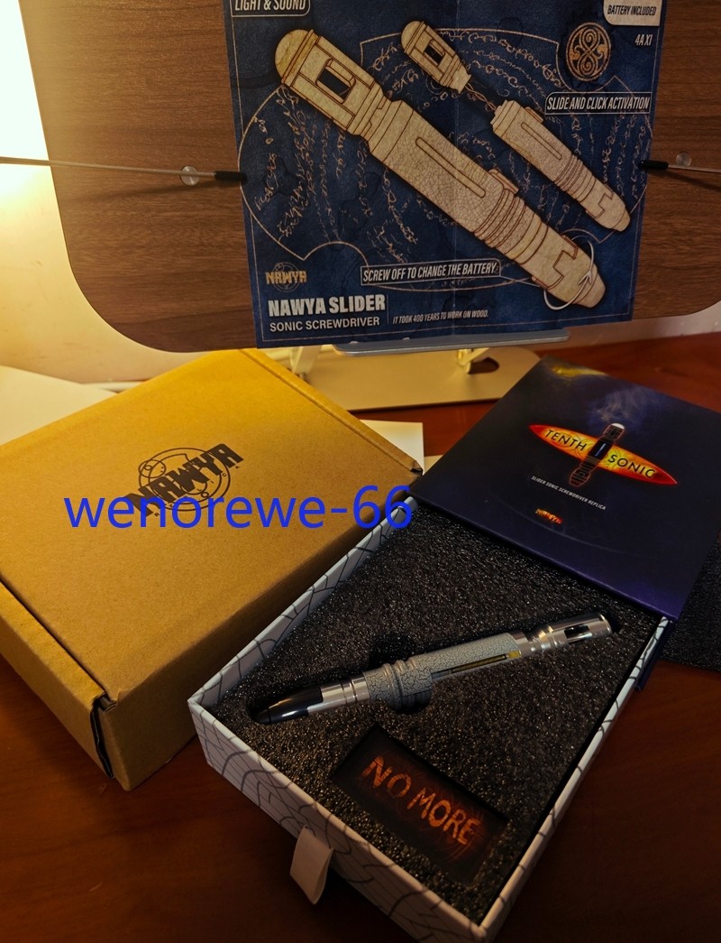 US Now!! NAWYA Doctor Who 10th Replica Metal LED Sonic Screwdriver Scalable Prop