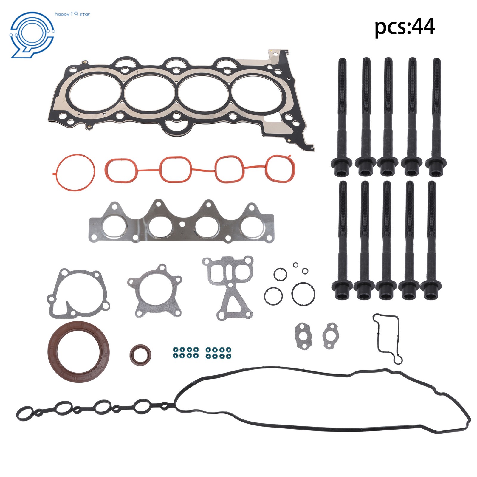 Head Gasket With Bolts Set For Hyundai Kia Accent Rio 2012-2016 1.6L L4 DOHC 16v