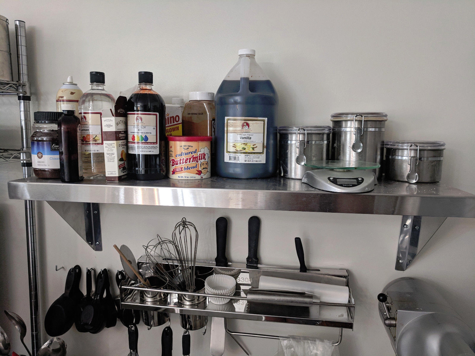 Commercial Stainless Steel Wall Shelf 16 18 Gauge Heavy Duty Table Overshelf NSF