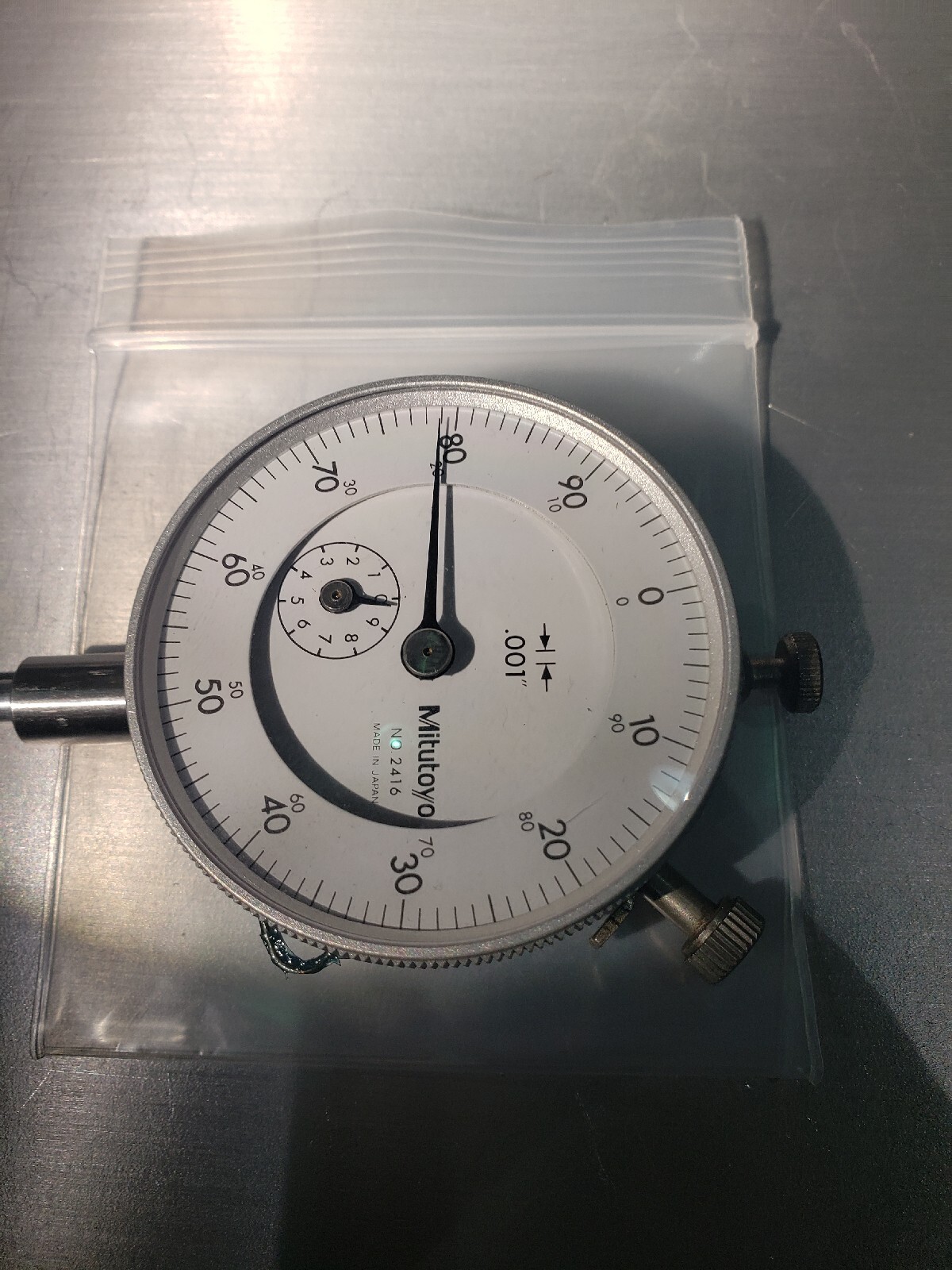 New bezel with lens only for Mitutoyo dial indicator made in USA.