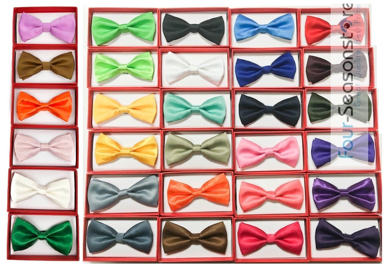 24 Plain Colors Style Children Toddler Baby Child under Age of 6 kid 1x bow tie