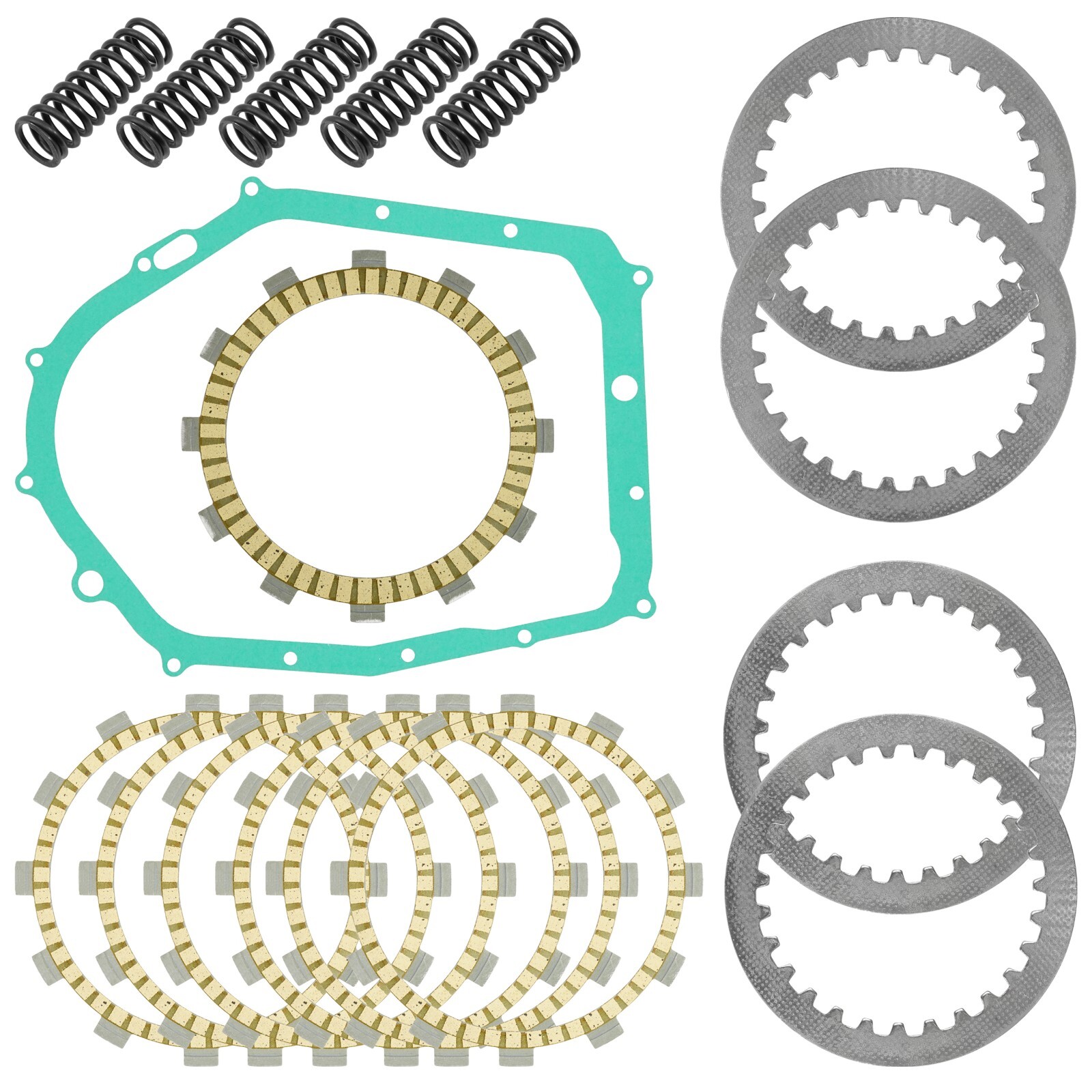 Clutch Friction Plates And Gasket Kit for Yamaha Moto-4 350 YFM350ER 1987 - 1995