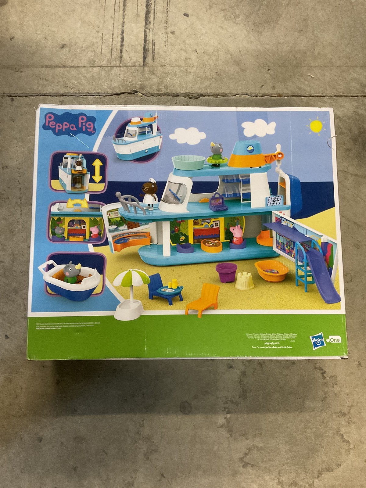 Peppa Pig Peppa's Cruise Ship Boat Playset Hasbro eOne New In Box