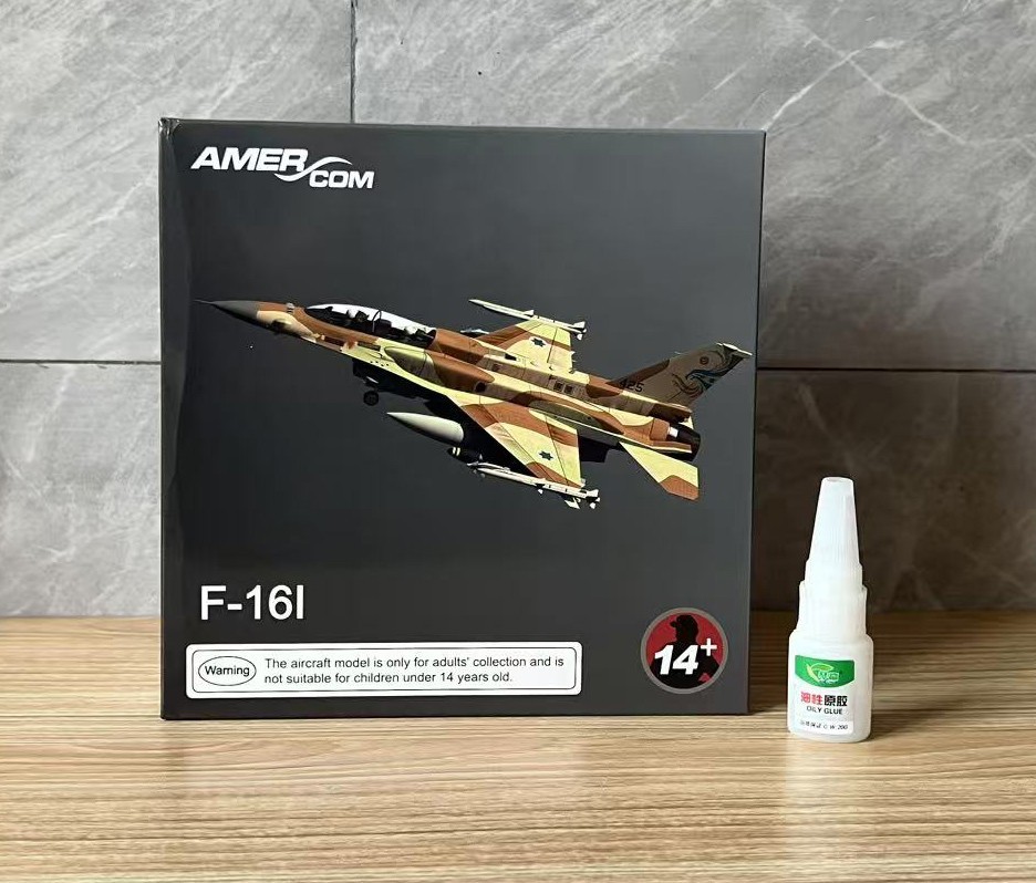 Wltk ISRAEL IAF F-16 Fighting Falcon I Block-52 1/72 Diecast Aircraft Jet Model