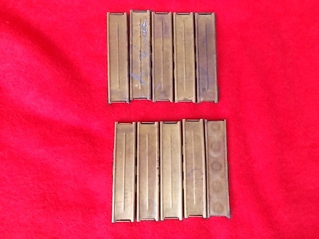 German K98 8mm Mauser Stripper clips brass 10 count