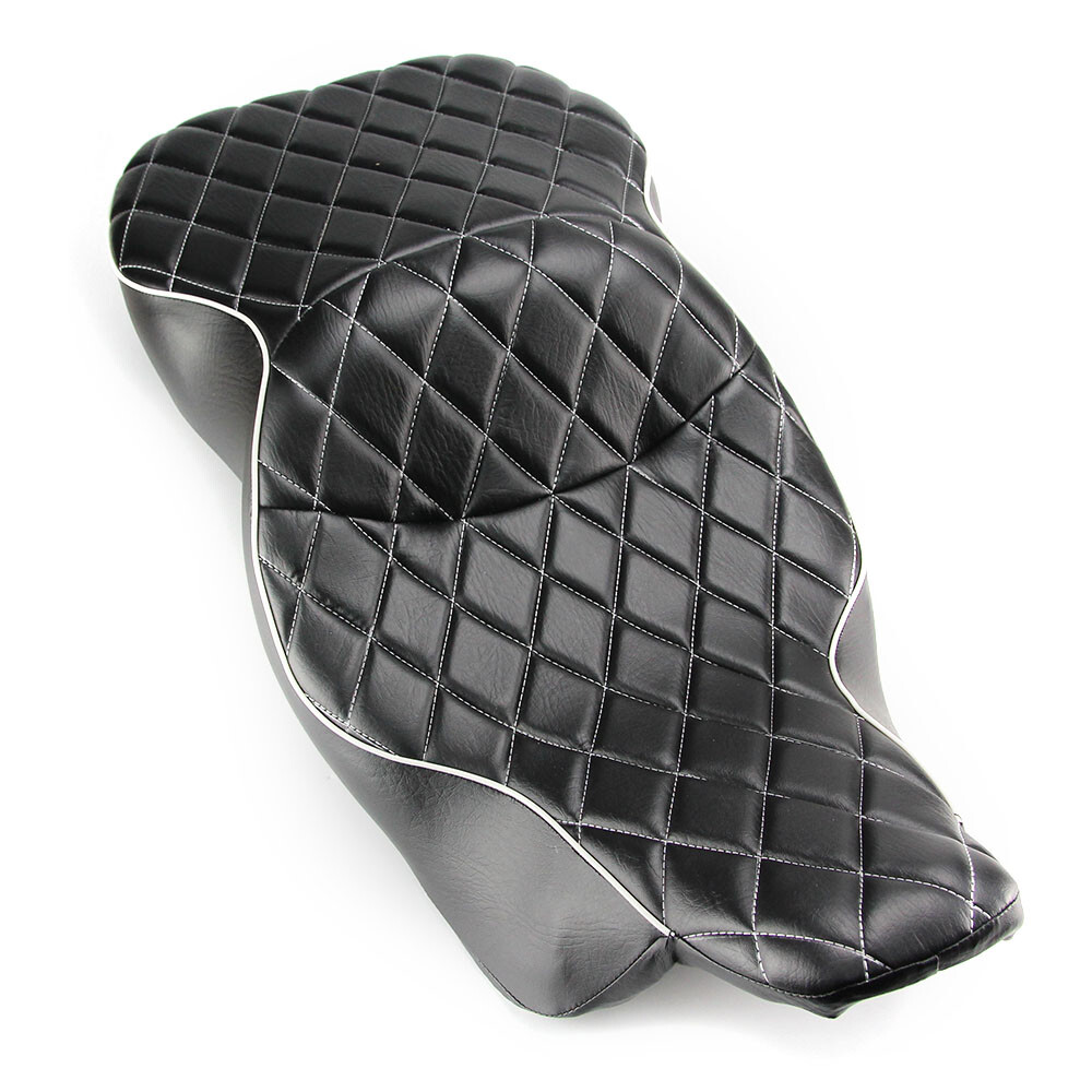 For 97-07 Harley Electra Glide Standard Seat Rider Driver Passenger 2Up Diamond