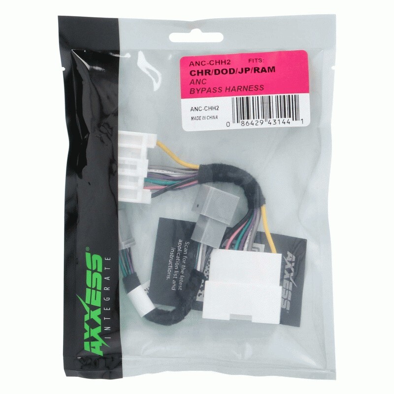 METRA AXXESS ANC-CHH2 / ANC BYPASS HARNESS / 2015-UP CHRYSLER/ DODGE/ JEEP/ RAM