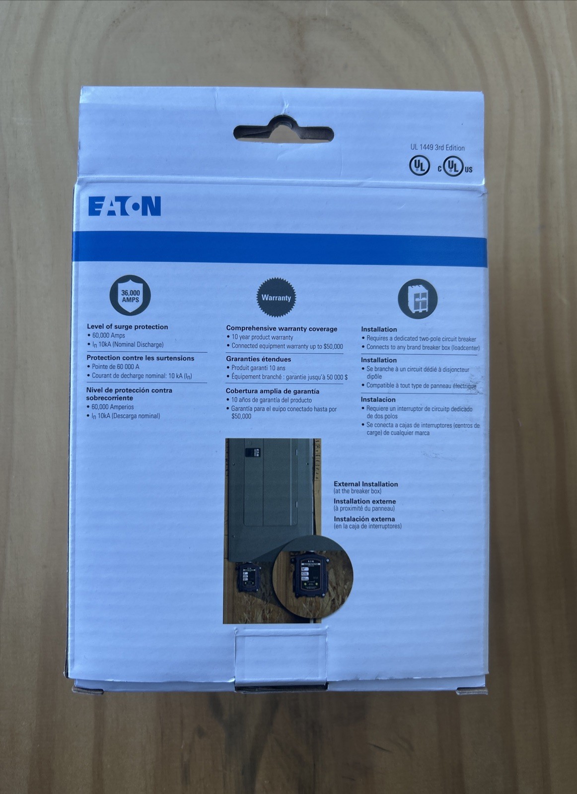 Eaton CHSPT2SURGE10 Complete Home Surge Protection - 60,000 AMPS - New ⚡️