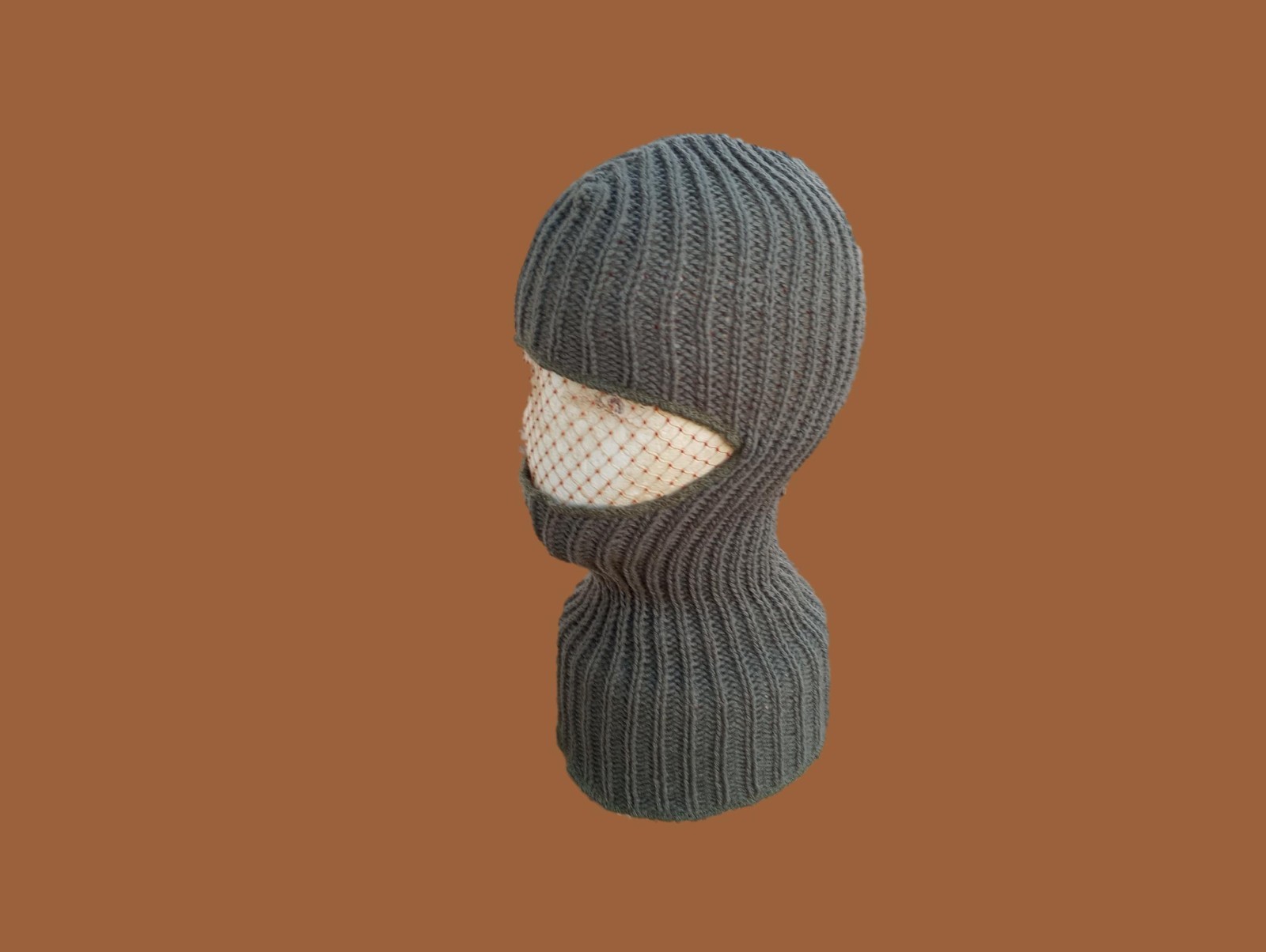 EAST GERMAN MILITARY ARMY COLD WEATHER FACE MASK  BALACLAVA GENUINE NVA SURPLUS