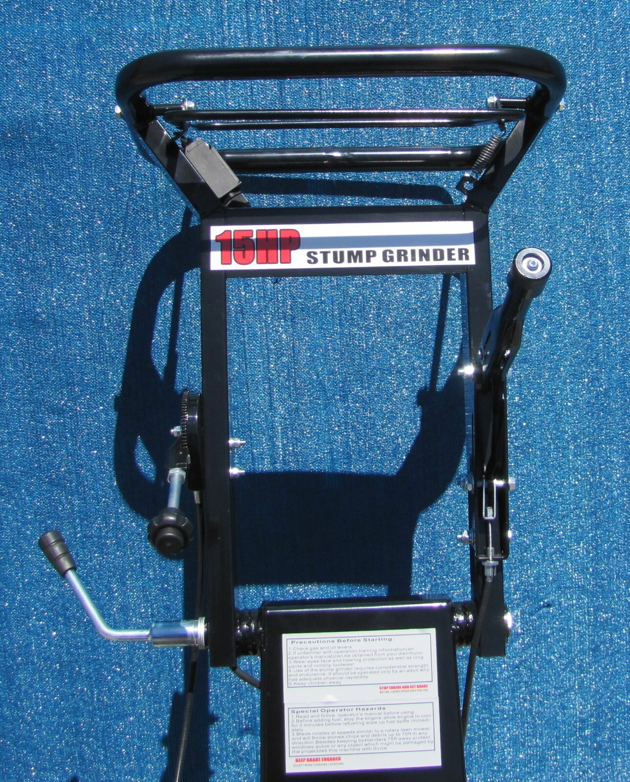 Maximus 14 HP Stump Grinder With Kohler Command Pro 12" Cutting Wheel w/ 9 Teeth