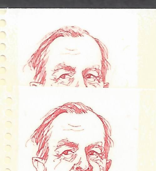 Canada BOOKLET #74a VF MINT NH "THINNING HAIR ON PEARSON" ERROR CHOOSE 1 BS29251