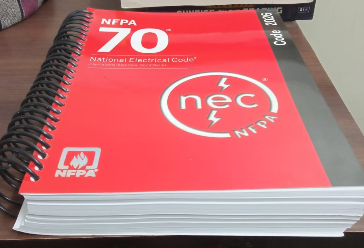 NFPA 70, National Electrical Code (NEC) 2026 spiral + index tab