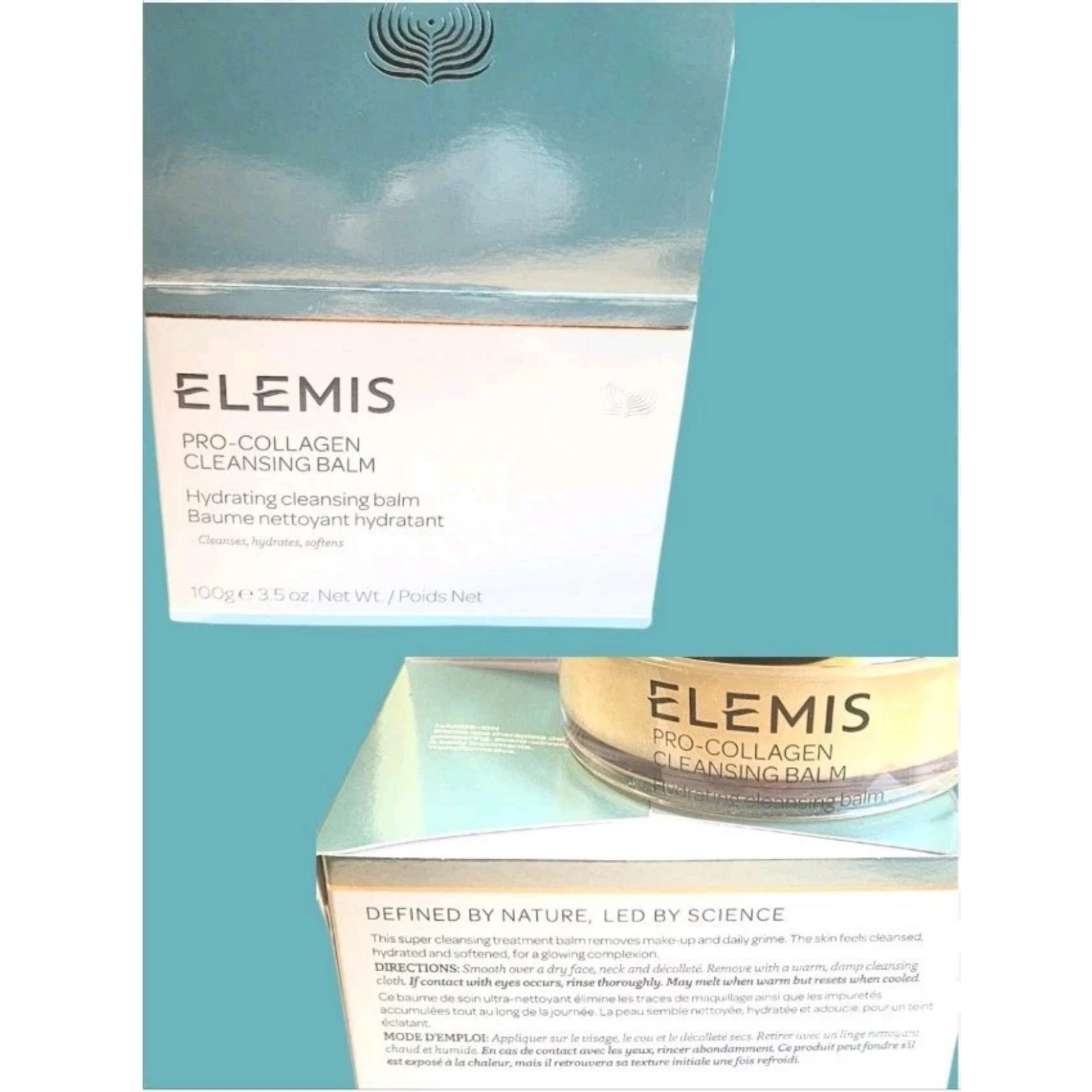 Elemis Pro-Collagen Hydrating Cleansing Balm 3.5 oz Face Cleanser Soft Skin