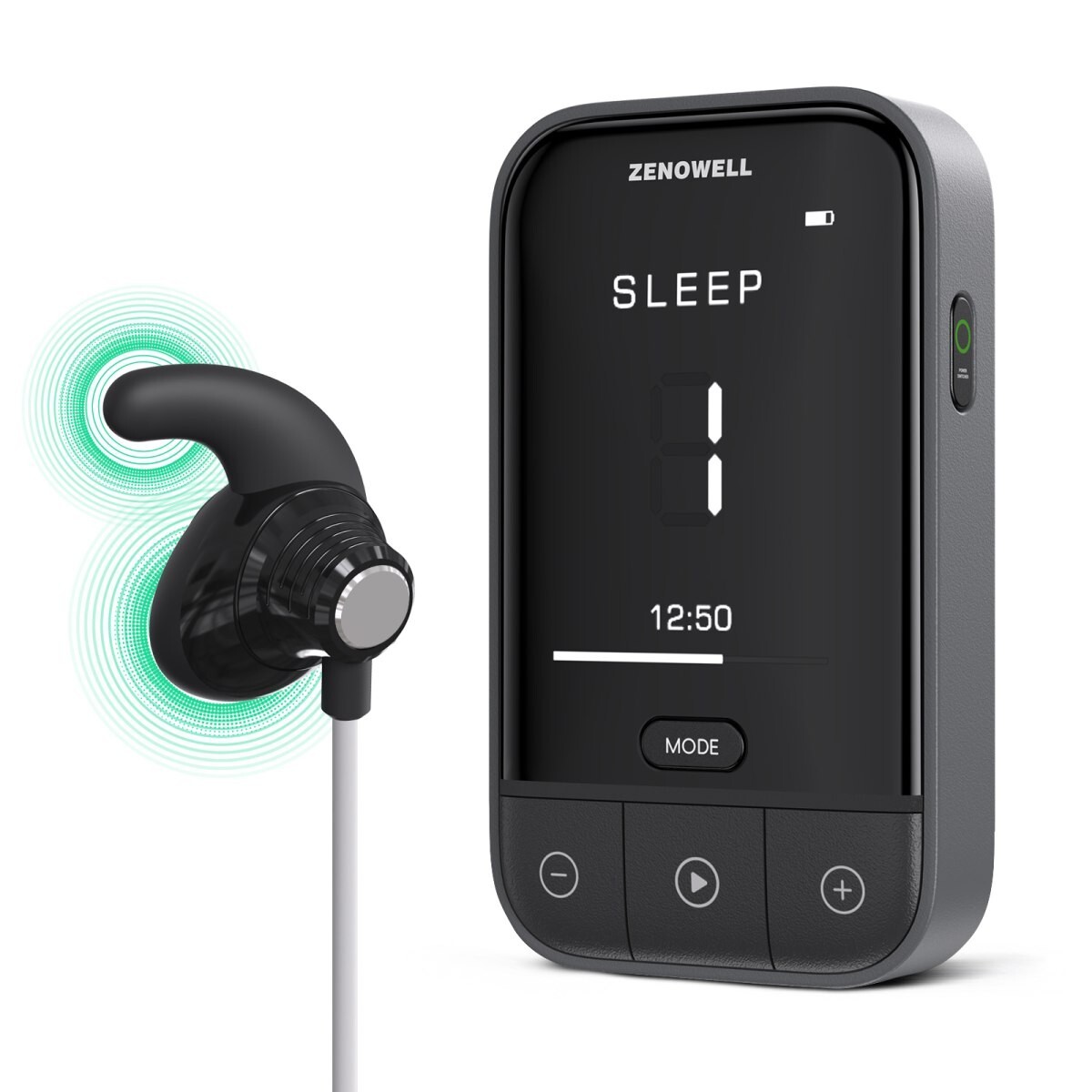 ZenoWell Vagus Nerve stimulation-Sleep Aid for Sleep better/Relax/Meditation