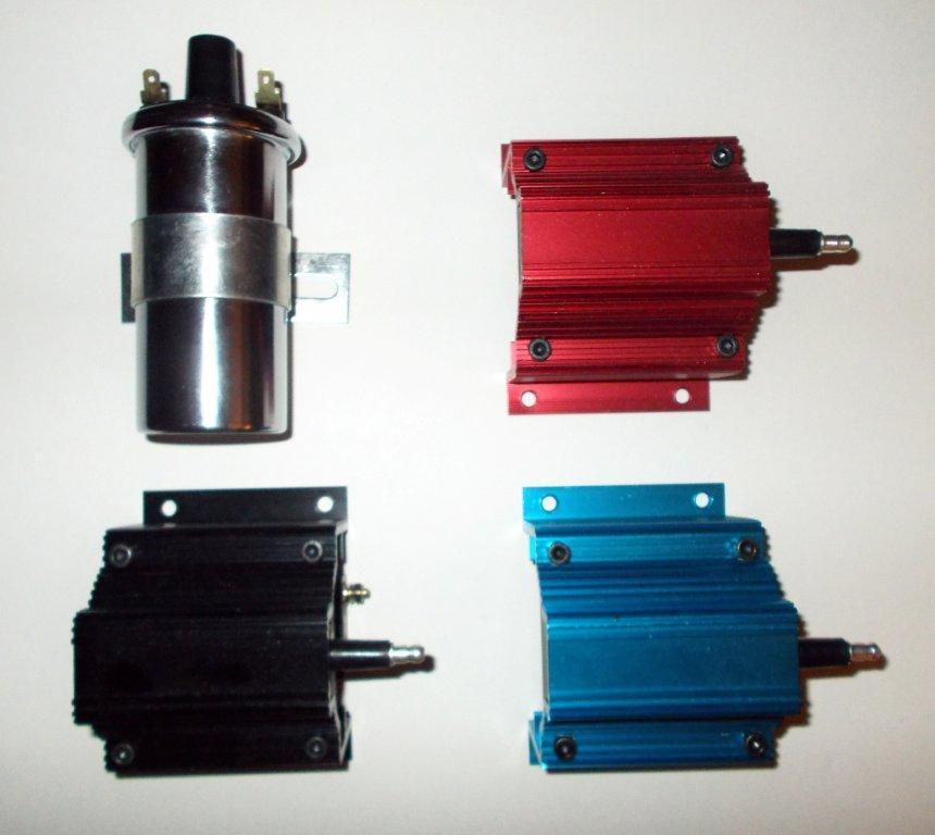 DODGE 273-318-340-360 RED Small Female Cap HEI Distributor & Spark Plug Wires