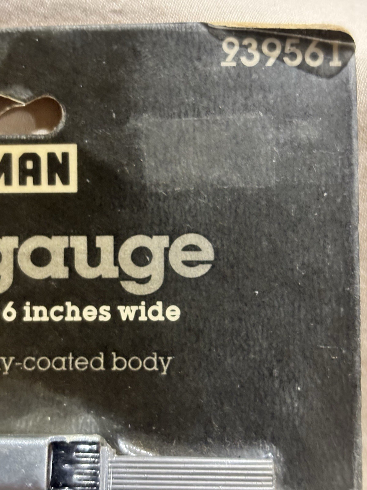 CRAFTSMAN #9-39561 6" STAINLESS CONTOUR GAUGE NOS Sealed in Original Packaging