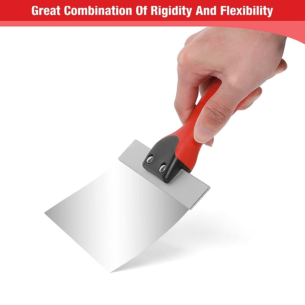 Goldblatt 5PCS Stainless Steel Taping Knife 6'' 8''10''12'' 14'' Drywall Knives