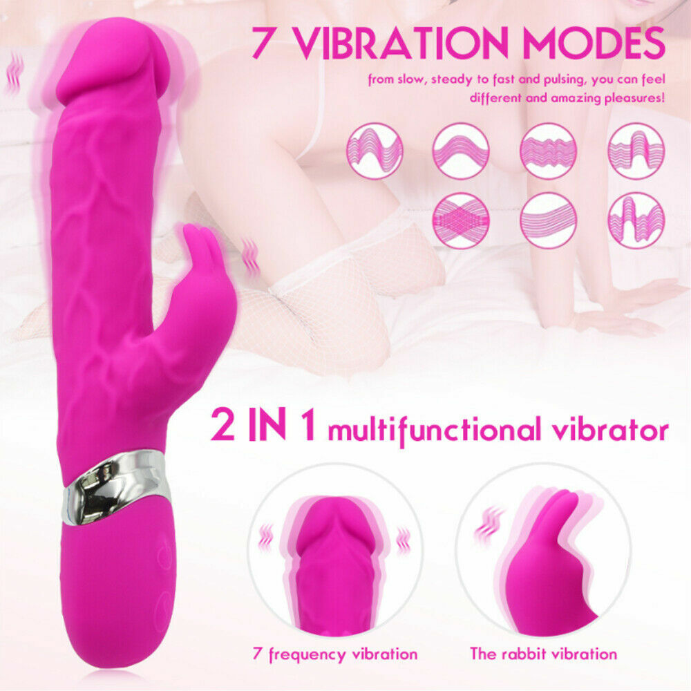 Multispeed-Vibrator-G-Spot-Dildo-Rabbit-Female-Adult-Sex-Toy-Waterproof Massager