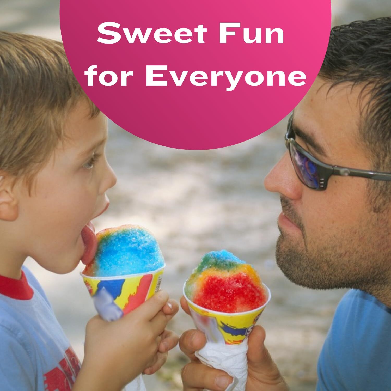 Syruvia Snow Cone Syrup 12.7oz - Syrup For Shaved Ice, Snow Cones, Dairy Free