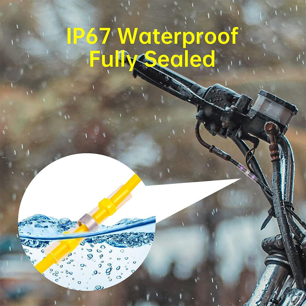 1000PCS Waterproof Solder Stick Seal Sleeve Heat Shrink Butt Wire Connectors Kit