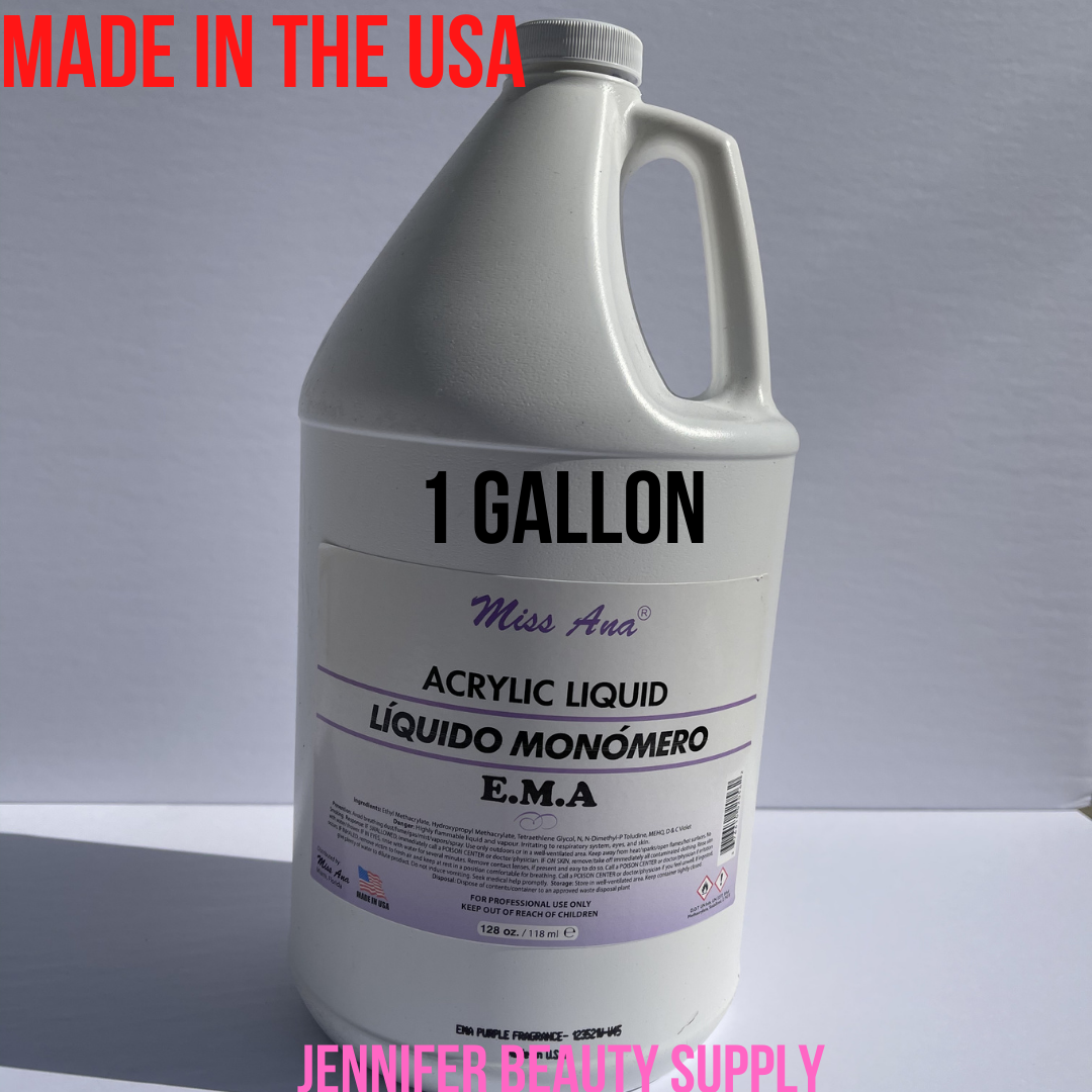 ACRYLIC LIQUID MONOMER PROFESSIONAL ACRYLIC NAIL SYSTEM 1 GALLON/ 128 OZ EMA