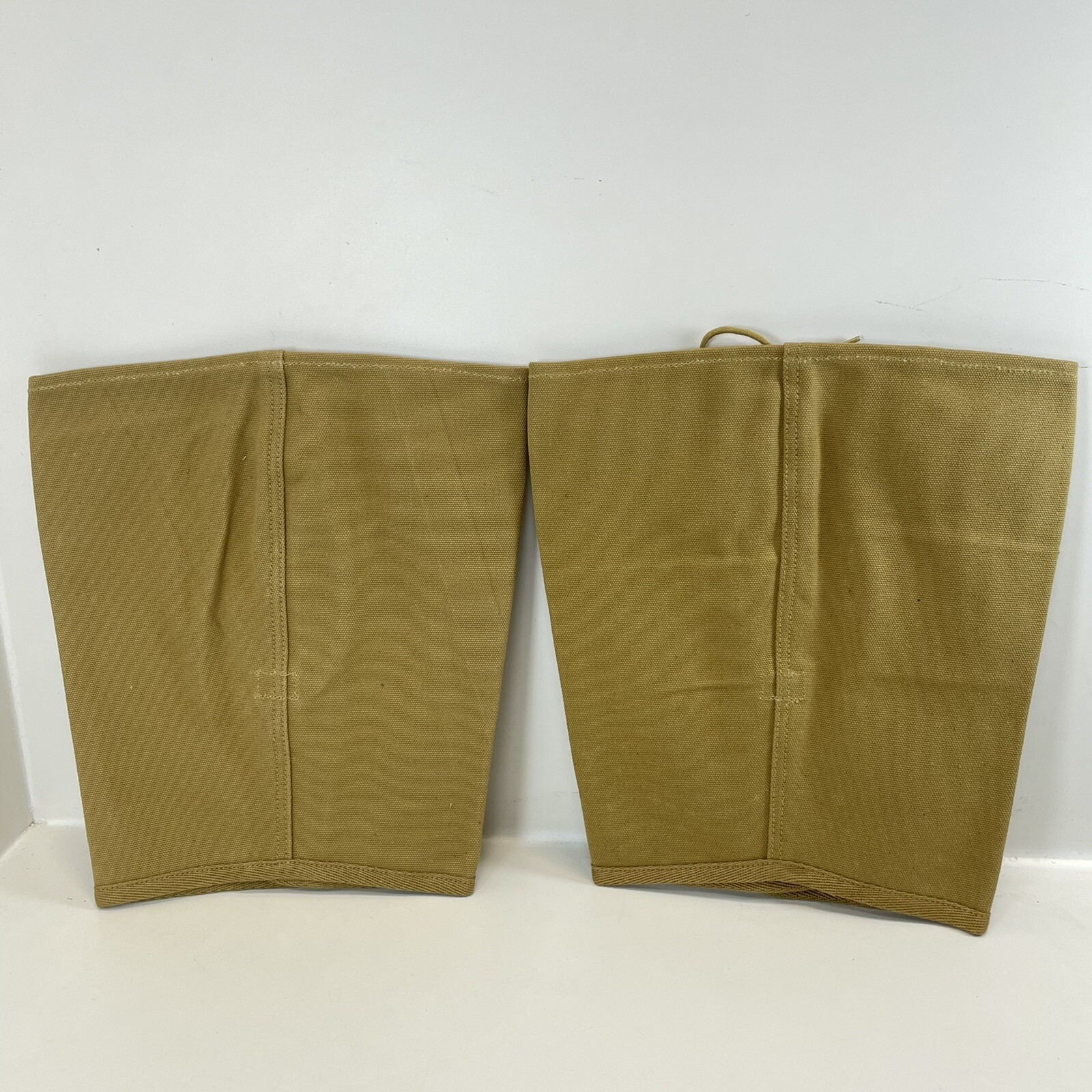 US Army WWI M1910 Khaki Reproduction Canvas Leggings 19" Size 5 New