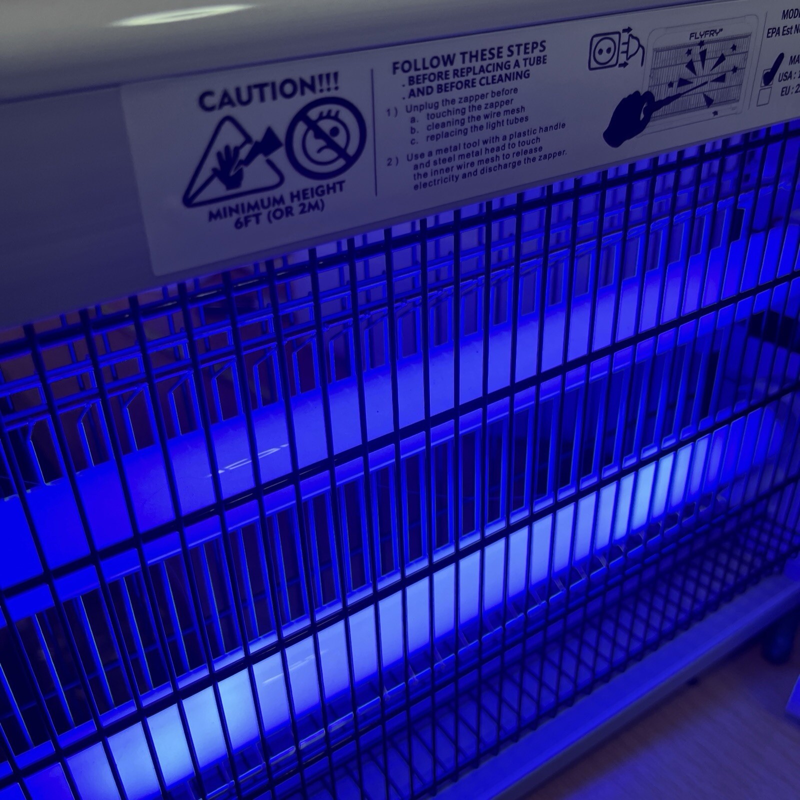 Extra Large Bug Zapper 40W  4000v  Carry Handle XL Big Size Mosquito