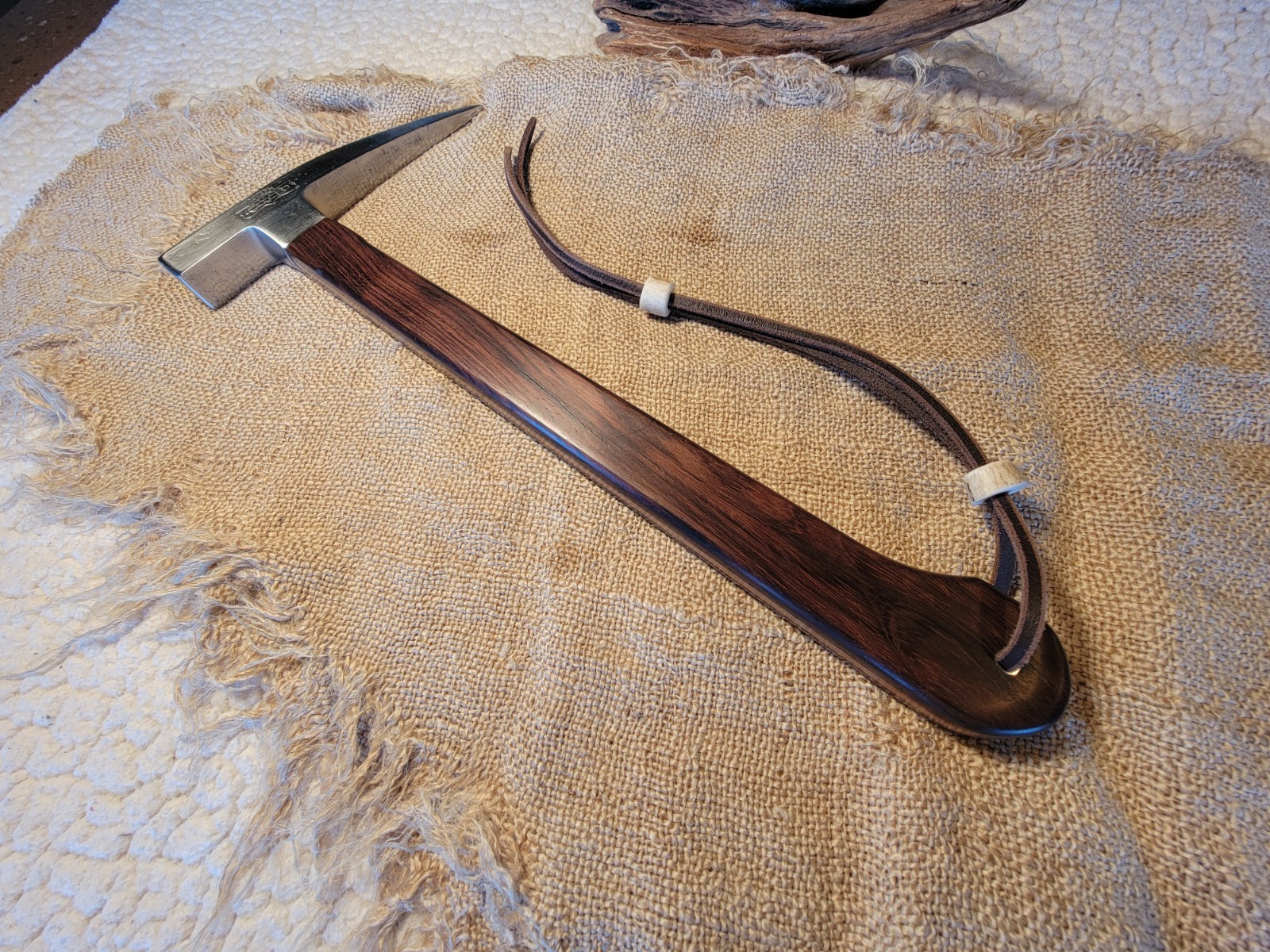 ANTIQUE HIBBARD SPENCER BARTLETT OVB ROCK PICK PROSPECTOR HAMMER NEW BRW HDL.