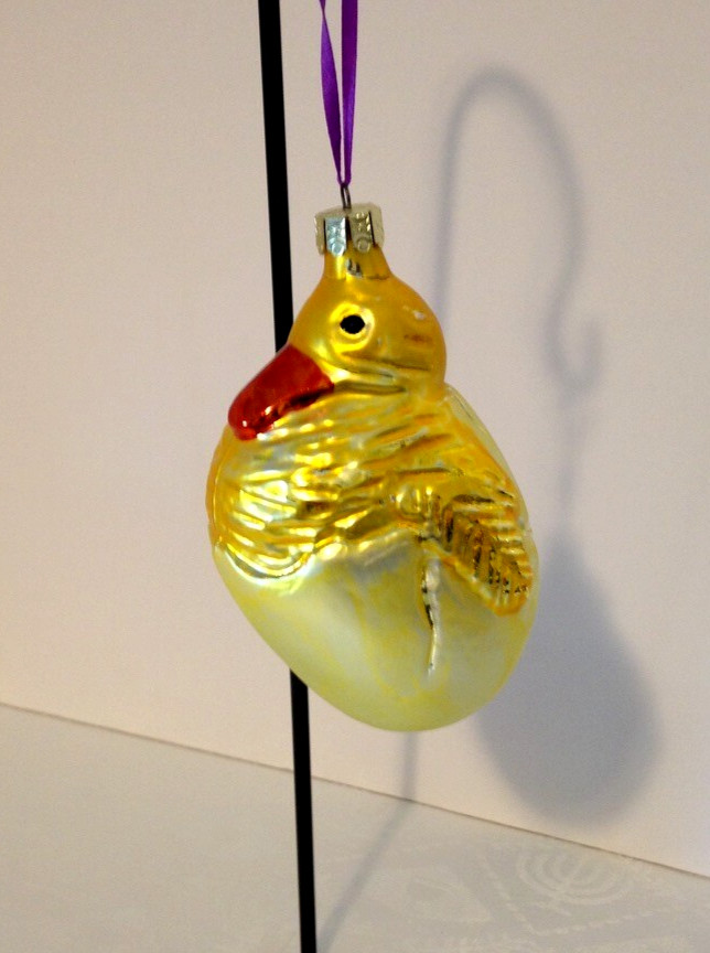 Christopher Radko Easter/Spring  Hanging Tree  Ornament Hatching Duck Glass 1996