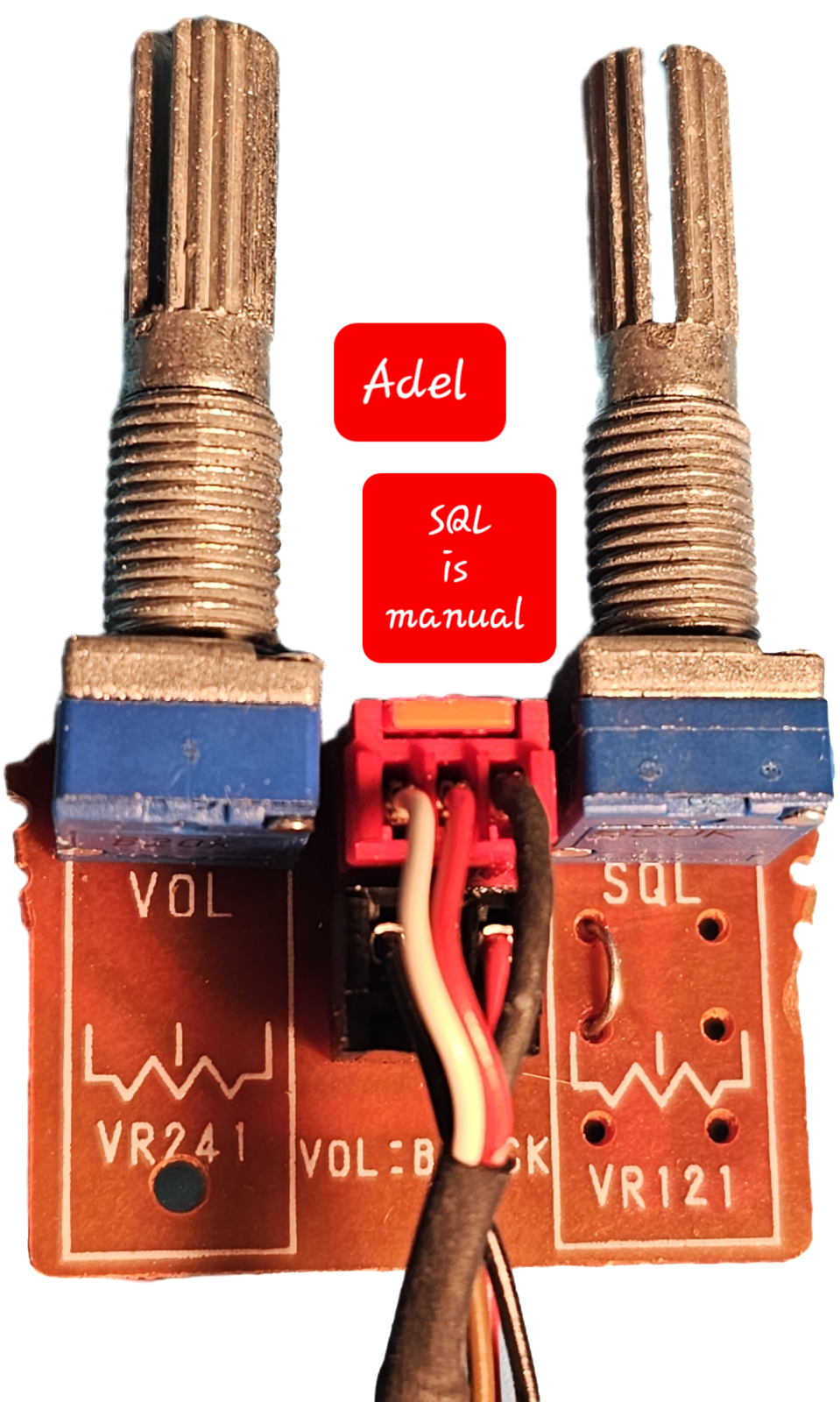 Sony ICF Pro70 Pro80 Air-7 Air-8 Replacement Potentiometers Kit