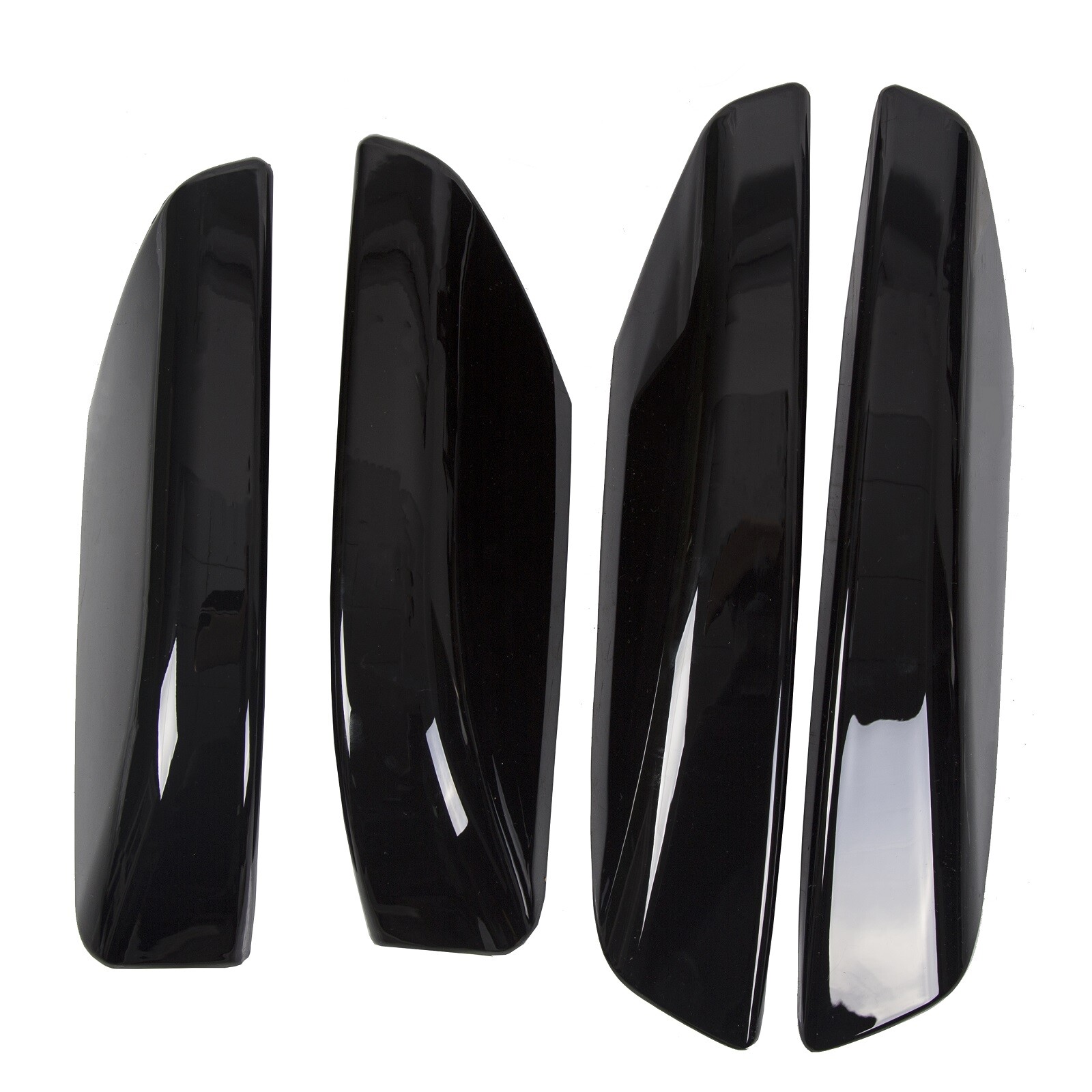 For Toyota 4Runner N210 2003-2009 4PCS Roof Rail Rack End Cover Shell Cap Black