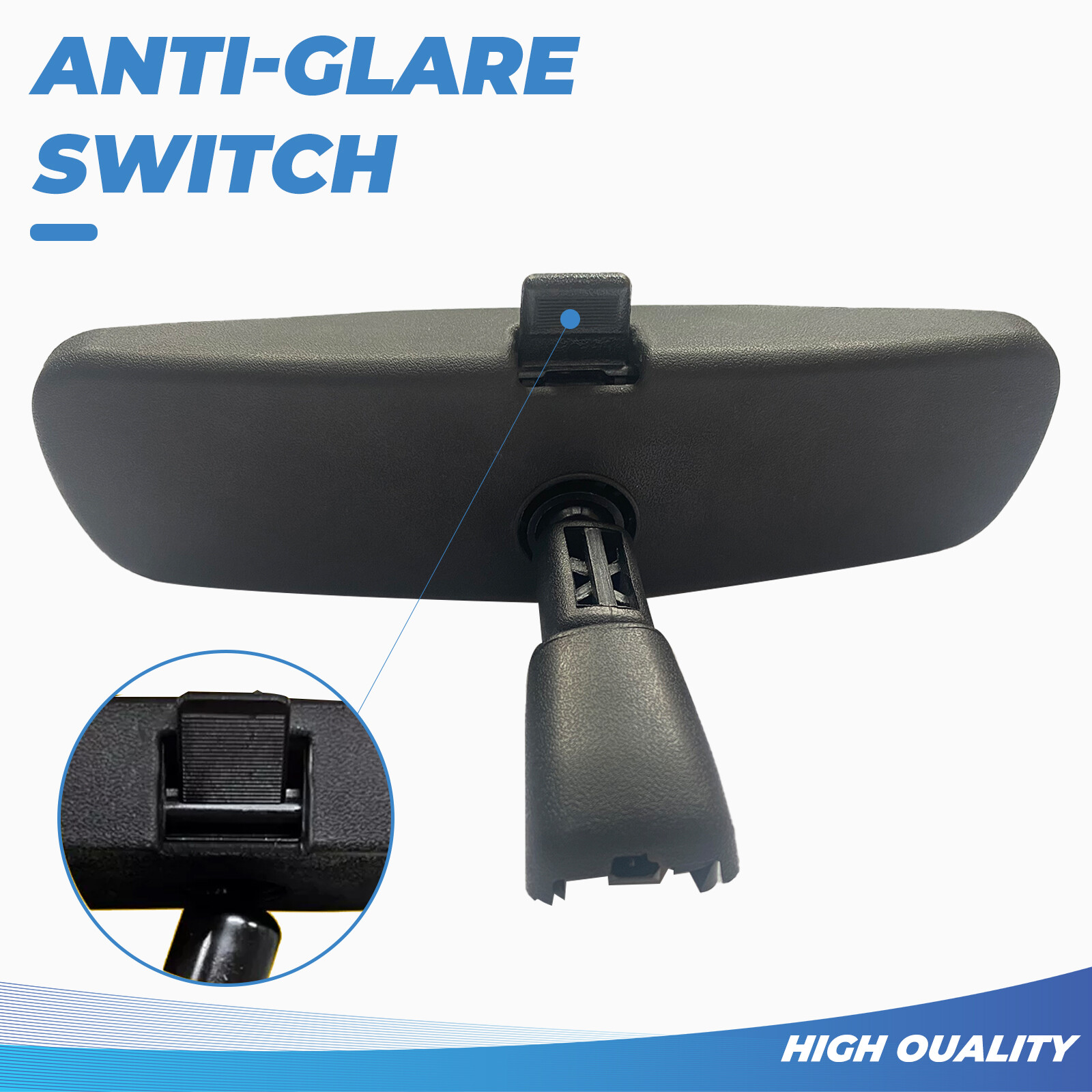 New Interior Rear View Mirror For Nissan 96321-2DR0A 96321-2DR0-A103 1996-2007