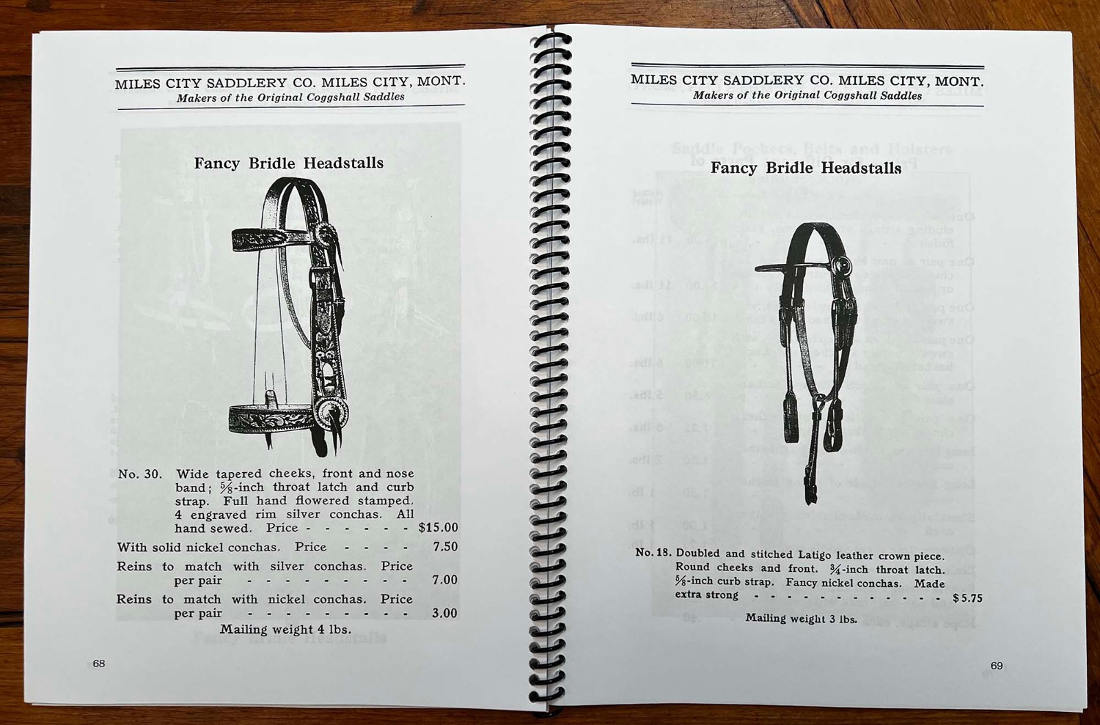 NICE LARGE MILES CITY SADDLERY CO Cowboy BIT & SPUR Catalog NEW Reprint