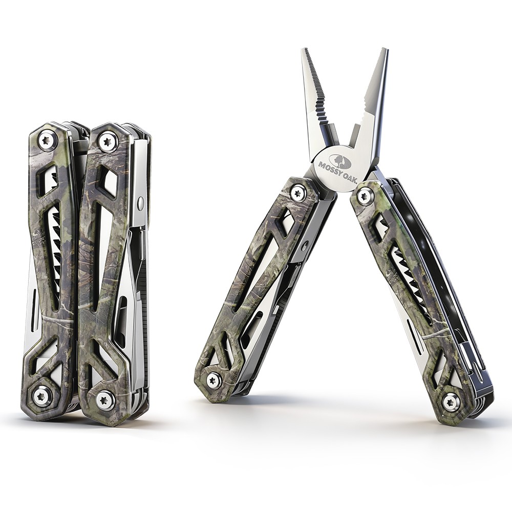 MOSSY OAK Multitool 22-in-1 Stainless Steel Plier Screwdriver Self-locking Knife