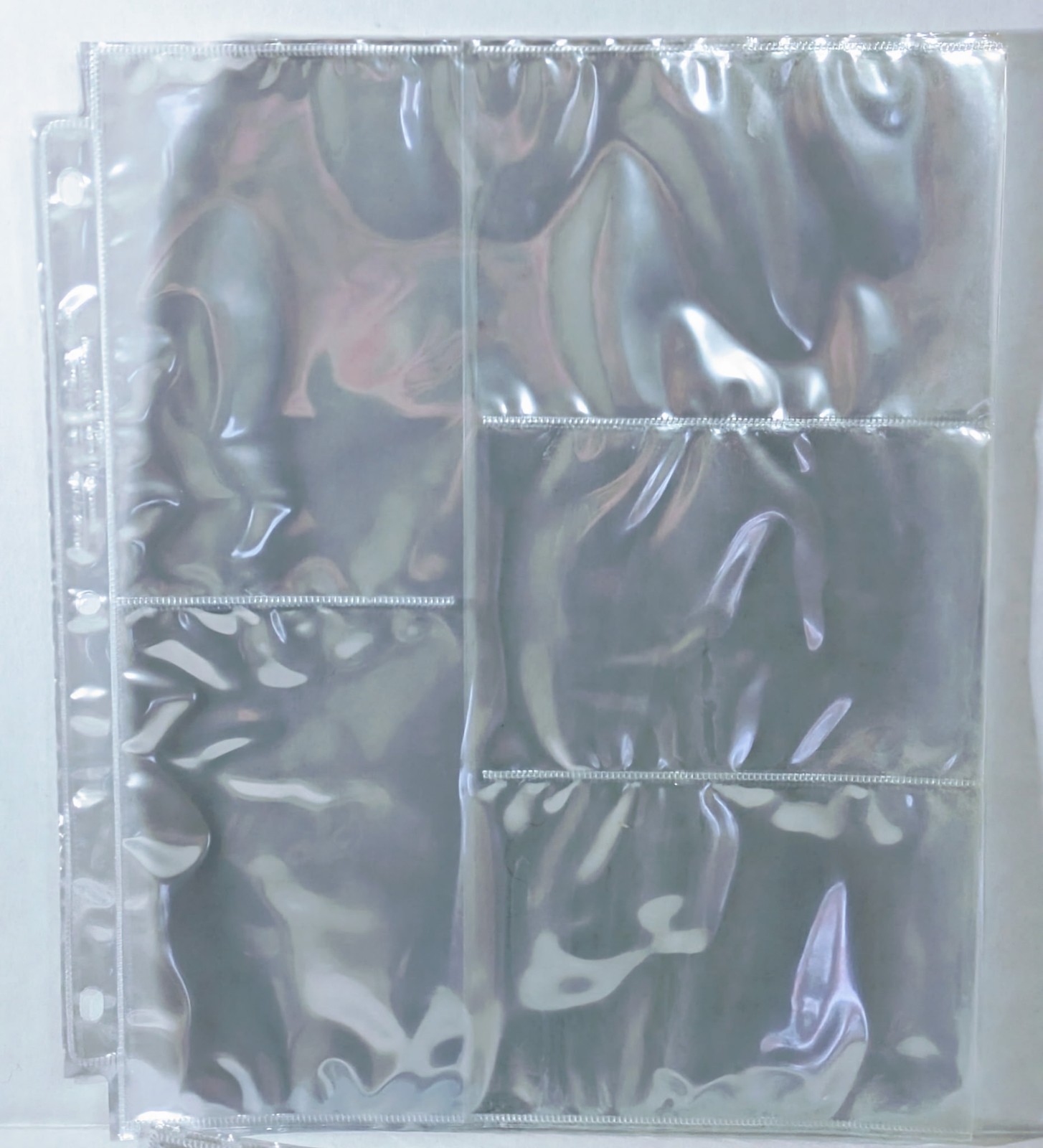 50 Sheets Loose Leaf 5 Pocket Photo Album Sleeves For 3 Ring Binder