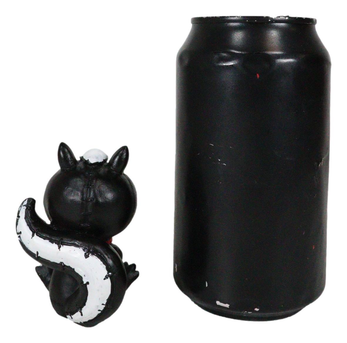 Furrybones Valentines Odo The Skunk Red Roses Skeleton Monster Ornament Figurine