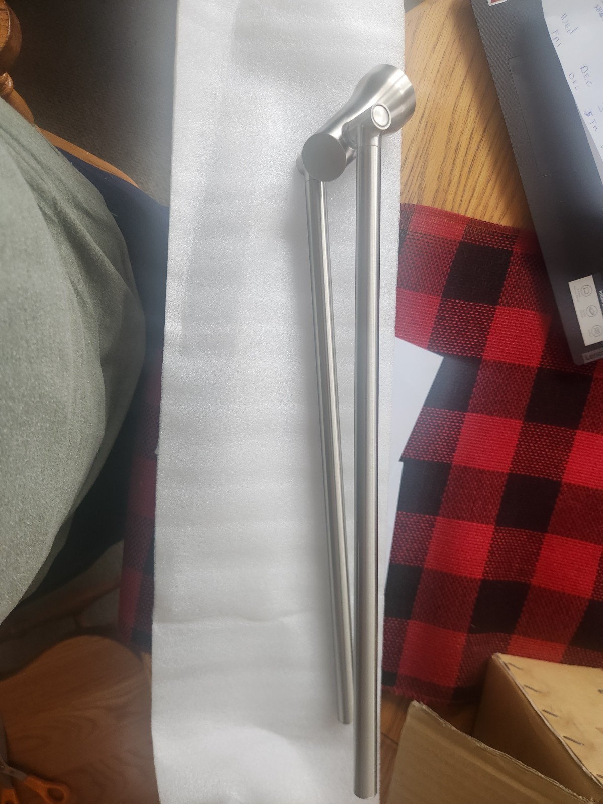 Kohler 5669-BN 19 3/8 inch Toobi Pivoting Towel Bar Vibrant Brushed Nickel