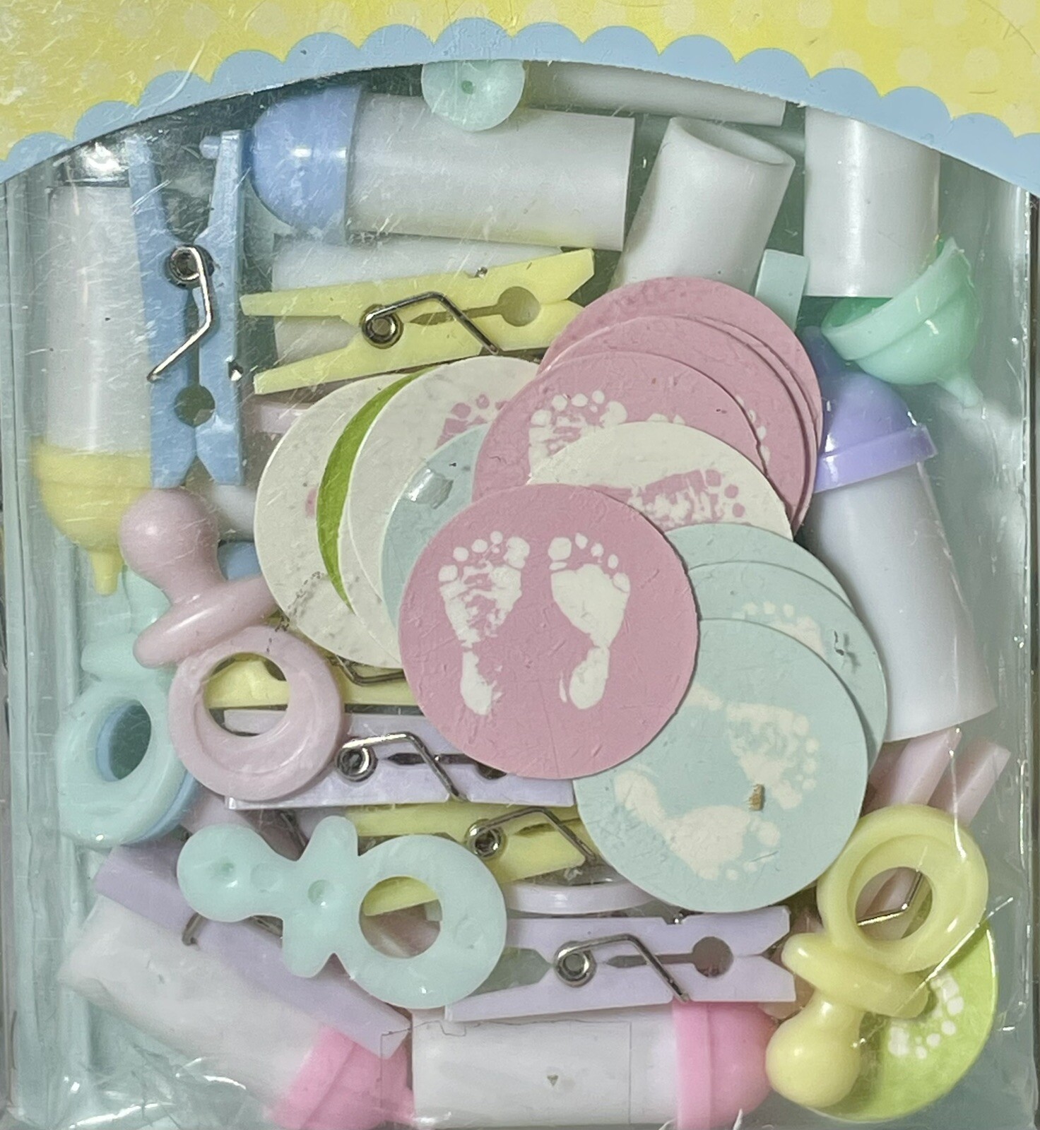 3D Baby Confetti (64 Pieces/Box) Baby Shower Decorations Lot of 5 Boxes ALL NEW