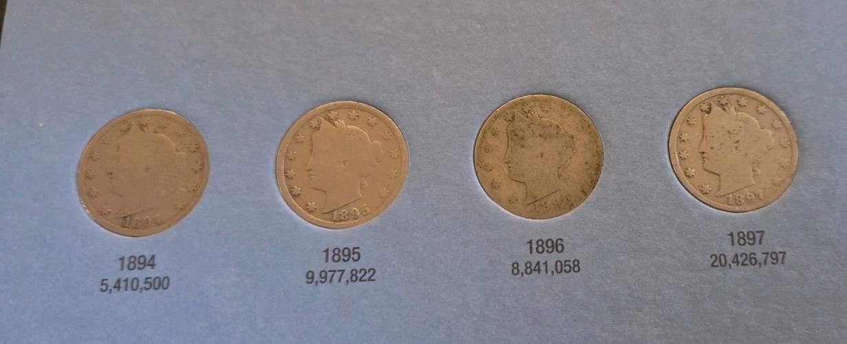 1883-1912 NEAR COMPLETE LIBERTY V NICKEL SET - 29 GOOD+ COINS (ONLY MISSING 4)