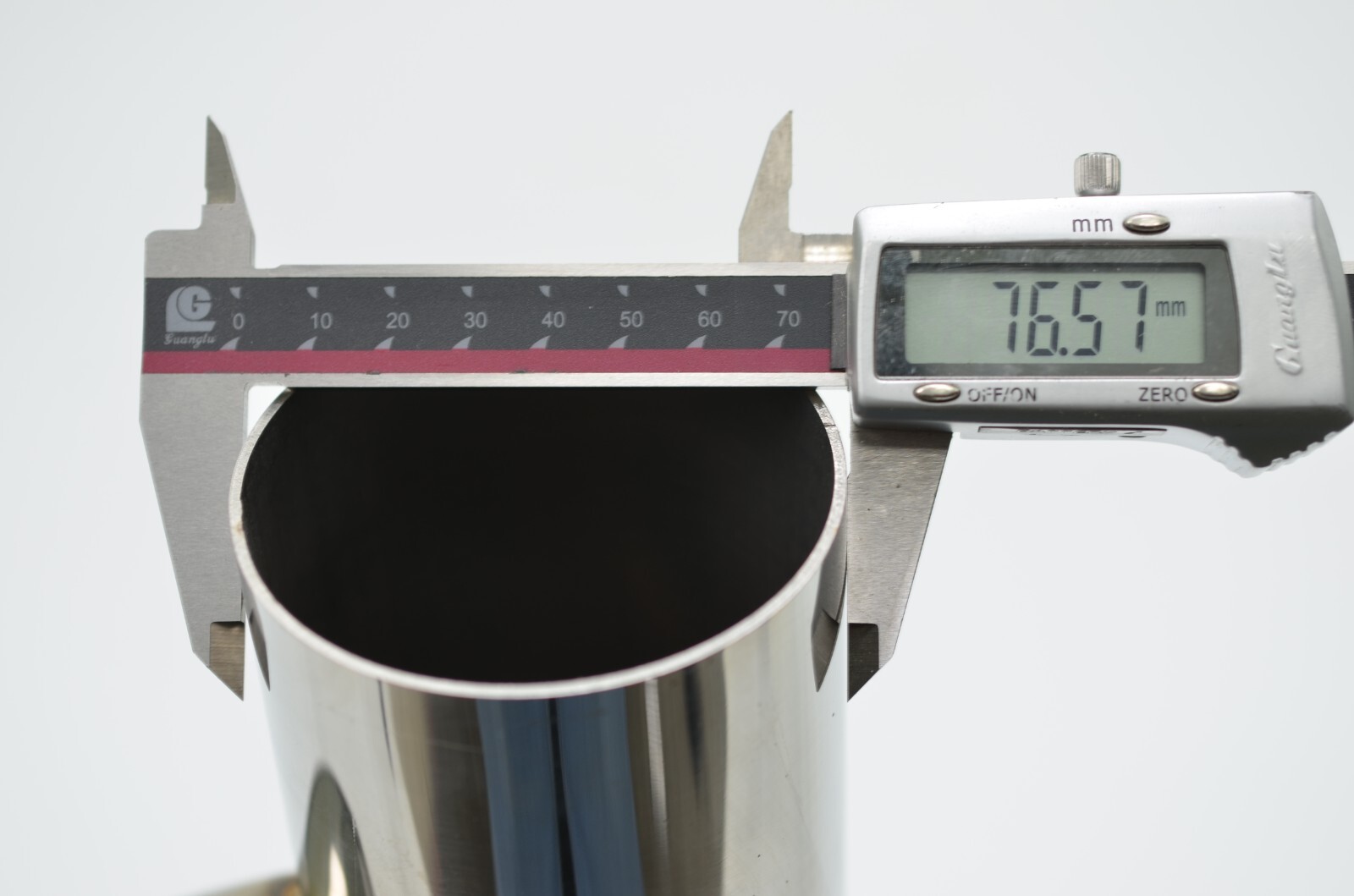 1320 ultra quiet QW resonator muffler stainless steel universal 3" inlet & out