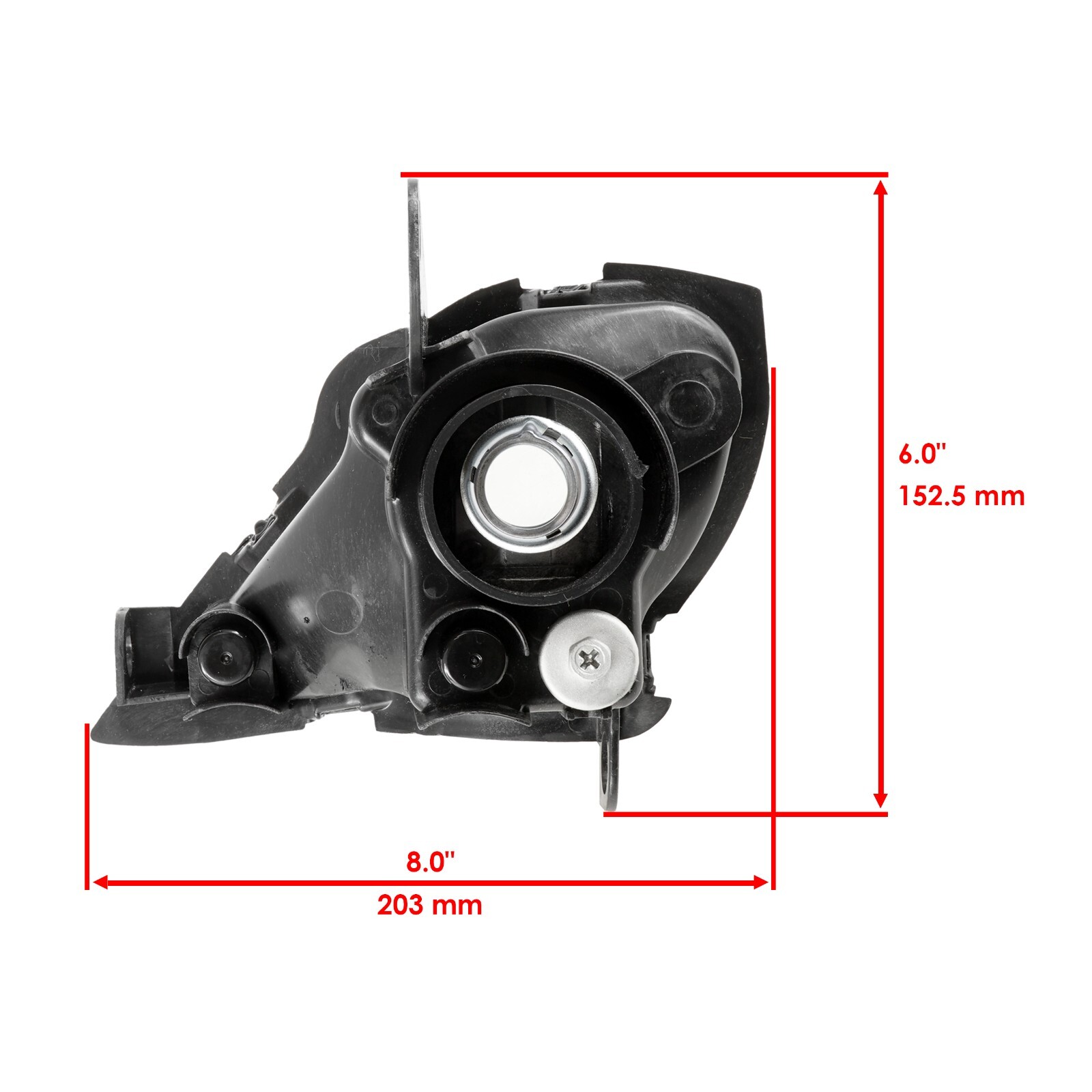 Front Fender Headlight & Brackets For Yamaha Raptor 700 YFM700 2006-2012