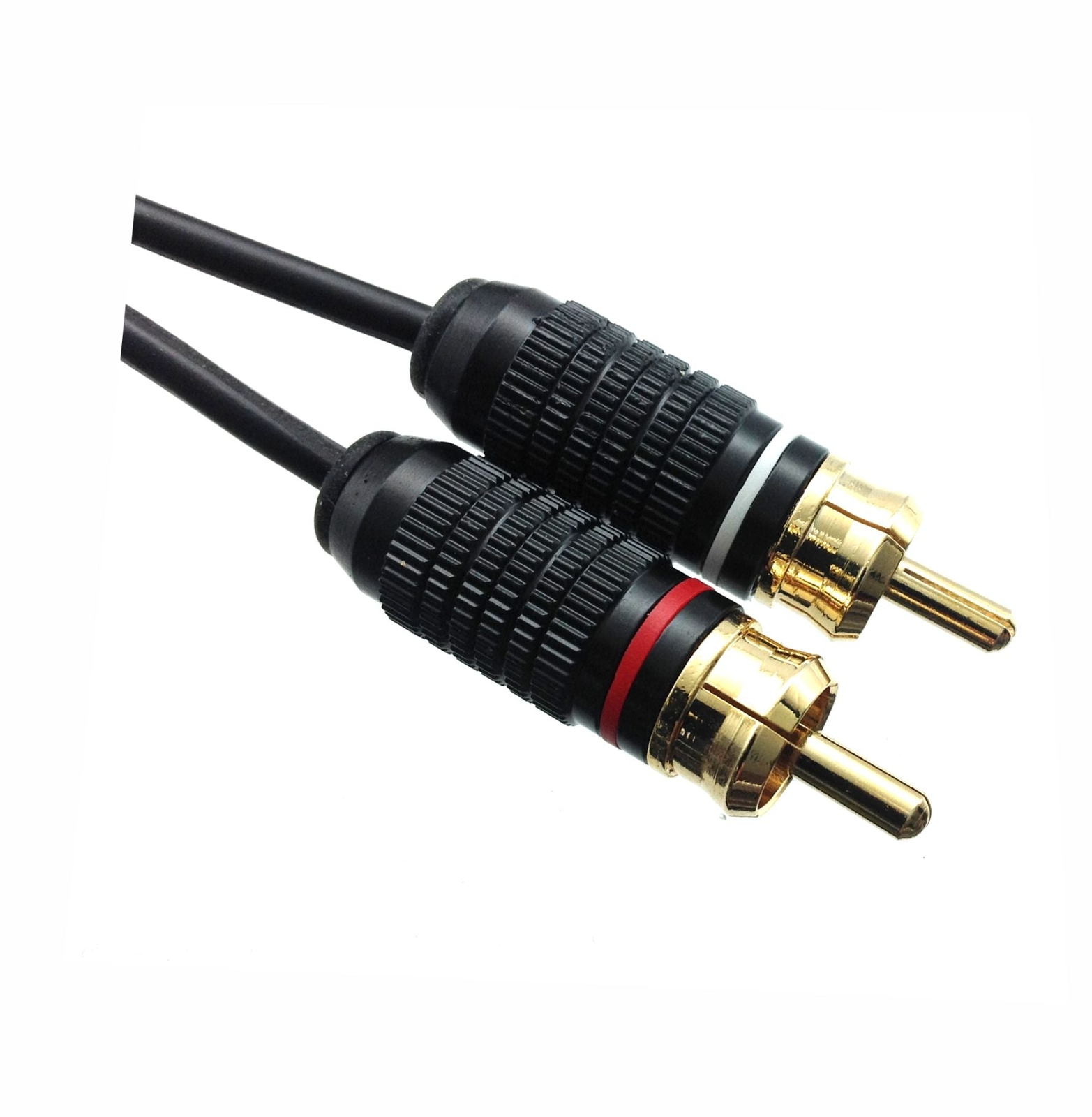 Turntable Cable RCA to RCA with Ground Lugs