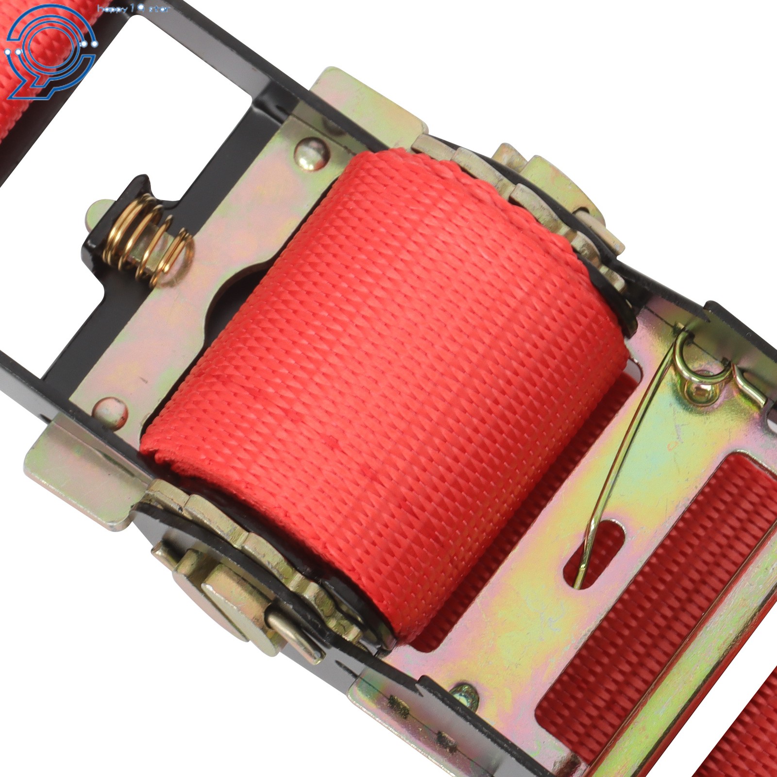 Wheel Chock Tie Down Kit Tire Ratchet Straps Wheel Chocks Red For ATV UTV